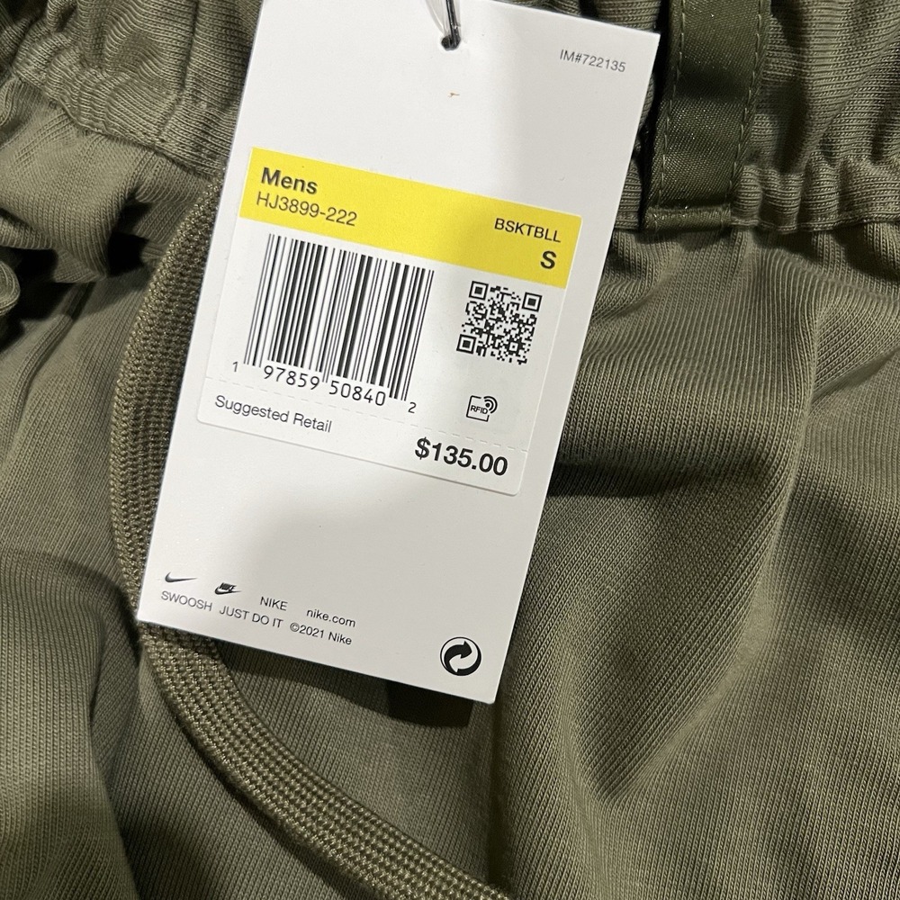 Nike Devin Booker Tear Away Track Pants Olive Green HJ3899-222 Men's Size Small - Picture 7 of 8